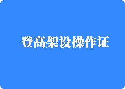 内射老肥婆登高架设操作证